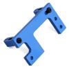 RC Car Accessories Compatible with Tamiya for Scania for King for Hauler 1/14 RC Semi Tractor Truck Tipper Upgrades Parts Metal Steering Servo Mount SR-0133(Blue) view 2