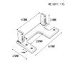 RC Car Accessories Compatible with Tamiya for Scania for King for Hauler 1/14 RC Semi Tractor Truck Tipper Upgrades Parts Metal Steering Servo Mount SR-0133(Blue) view 3
