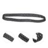Abaodam 4pcs DIY Tank Track Replacement for Robot Car Rubber Crawler Tracks Smooth Surface for DIY Tank Remote Control view 2