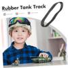 Abaodam 4pcs DIY Tank Track Replacement for Robot Car Rubber Crawler Tracks Smooth Surface for DIY Tank Remote Control view 3