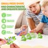 ifundom 2pcs Cute Wind-up Frog Toys for Boys and Girls Creative Clockwork Frog Toy Educational for Boys Girls view 4