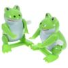 VICASKY 2pcs Wind-up Frog Toys Moving Frog Jumping Toys for Boys and Girls Party Small Jumping Bulk view 1