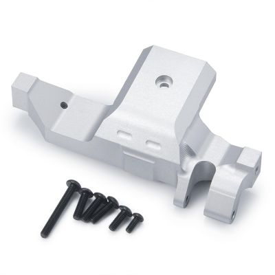 RC Car Parts for TRX-4 for TRX-6 1/10 RC Crawler Car Truck Upgrade Parts Replacement Metal Motor Engine Mount Base Decoration Accessories(Silver,Motor Base)