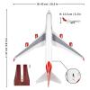 LIUSANGLIU Scale Aircraft 47CM 1:150 for Virgin Airlines 747 Boeing Model Die-Casting Aircraft LED Light Simulated Scale Aircraft Suitable for Display(No Light) view 3