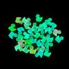 100pcs Mini Resin Duck,15 mm Dollhouse Dcor Glow in The Dark for Aquarium Decor Micro Fairy Garden Landscape Hide,Seek Party Toys,Easter Basket Stuffer, Gift for All Ages (Royal Blue) view 3