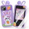 Luyiilo Kids Smart Phone Toys for Girls,Easter Gift for Kids Toys for 3-9 Girls Mini Smart Phone Toys with 2.8" Touchscreen 16 Learning Games Dual Camera Music Player, 8G SD Card view 1