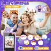 Luyiilo Kids Smart Phone Toys for Girls,Easter Gift for Kids Toys for 3-9 Girls Mini Smart Phone Toys with 2.8" Touchscreen 16 Learning Games Dual Camera Music Player, 8G SD Card view 3