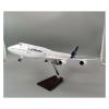 Scale Aircraft 47CM 1:150 for Lufthansa Airlines 747-8 Boeing Aircraft Diecast Airplanes LED Light Finished Model Suitable for Display(with Light) view 4