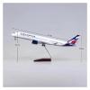 Scale Aircraft 47cm 1:142 for Russia Airlines A350 Airbus Model Diecast Resin Airplane Simulated Scale Aircraft Suitable for Display(No Light) view 2