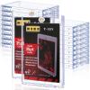 20ct Magnetic Card Holders for Trading, 35pt Hard Cards Sleeves Case, One Touch Card Holder Fit for MTGSports, Baseball, Game, Toploaders, Standard Cards Display view 1