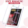 20ct Magnetic Card Holders for Trading, 35pt Hard Cards Sleeves Case, One Touch Card Holder Fit for MTGSports, Baseball, Game, Toploaders, Standard Cards Display view 2