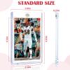 20ct Magnetic Card Holders for Trading, 35pt Hard Cards Sleeves Case, One Touch Card Holder Fit for MTGSports, Baseball, Game, Toploaders, Standard Cards Display view 3