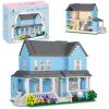 ENJBRICK Gilmore House Building Set for Girls, Cozy Architecture Model Kit, Classic Town Home Decor, Meaningful Mother Daughter Gifts for Women, Teen Girls and Fans 1559 Pcs view 1