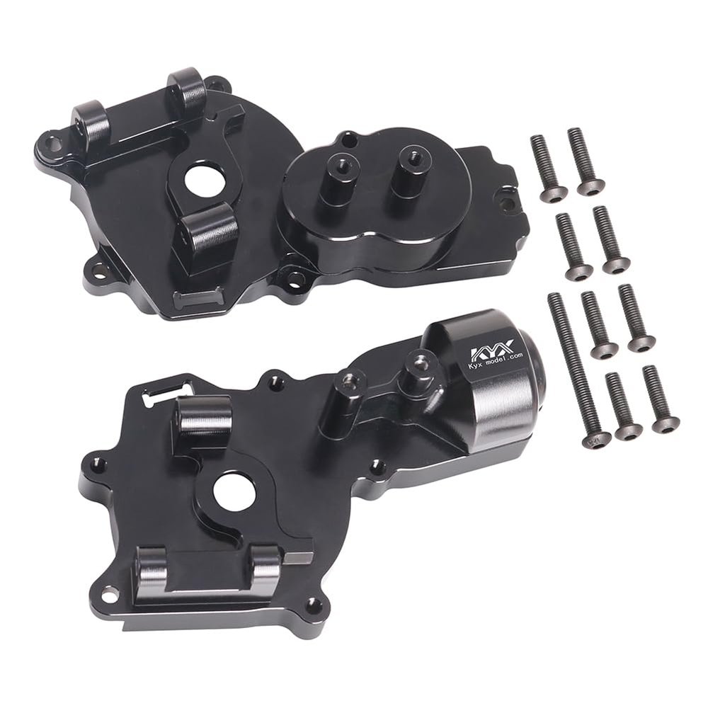 XinGeeek Aluminum Transmission Gearbox Case Front Gear Box for 1/10 Hotshot II RC Car Upgrades