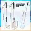 CIEOVO 2 Pack Shark Tooth Sifter Clam Rake and Beach Sand Sifter Sand Scoop Shell Scooper for Summer Beach Scoop Shovel Sifter Tool Picking Up Shells view 2