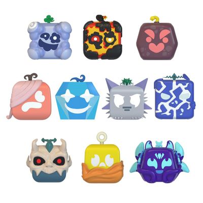 Blox Fruits - Mystery Fruit Minifigure 4-Pack (1.5" Tall, Series 2) [Includes DLC]