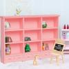 1:12 Scale Dollhouse Bookshelf, Classic Doll House Bookcase & Versatile Dollhouse Furniture Decor, Interesting Christmas & Birthday Gift for Kids view 2