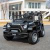 2-Seater Kids Electric Car with Bluetooth & Remote Control, 24V 4WD Off-Road Ride On Truck, LED Headlights, 4 Powerful Motors, Gift for Boys Girls, Black view 4