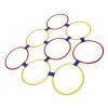 10PCS Kids Exercise Hoops Jumping Hopscotch Game Rings for Sensory Training Physical Fitness (Large) view 2