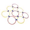 10PCS Kids Exercise Hoops Jumping Hopscotch Game Rings for Sensory Training Physical Fitness (Large) view 4