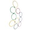10PCS Kids Exercise Hoops Jumping Hopscotch Game Rings for Sensory Training Physical Fitness (Extra Large) view 3