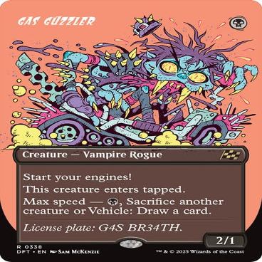 Gas Guzzler (Borderless) (338) MTG