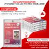 (1 Pack) 55PT Premium One Touch Magnetic Card Holder Thick Size - PVC Free - UV Protection - Hard Plastic Protector for Collectible Sports Cards Acrylic Display Card Cases view 4