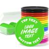 500 Custom Poker Chips, Personalized Drink Tokens with Own Logo, Image and Text, Double Side UV Full Color Printing Drink Chips for Bar, Party, Business Cards, Company Logo and Promotions (Green) view 1