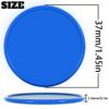 500 Custom Poker Chips, Personalized Drink Tokens with Own Logo, Image and Text, Double Side UV Full Color Printing Drink Chips for Bar, Party, Business Cards, Company Logo and Promotions (Blue) view 2