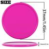 500 Custom Poker Chips, Personalized Drink Tokens with Own Logo, Image and Text, Double Side UV Full Color Printing Drink Chips for Bar, Party, Business Cards, Company Logo and Promotions (Rose Red) view 2