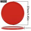 500 Custom Poker Chips, Personalized Drink Tokens with Own Logo, Image and Text, Double Side UV Full Color Printing Drink Chips for Bar, Party, Business Cards, Company Logo and Promotions (Red) view 2