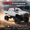 ARRIS WPL C64-1 RC Crawler 4x4 RC Truck 1/16 Scale Remote Control Rock Crawler Off Road RC Rock Crawler White view 2