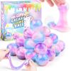 36 Pack Unicorn Galaxy Slime Balls, Unicorn Party Favors for Boys and Girls, Wet, Non-Sticky, Mess-Free, Stress Relief, Super Soft Slime Toy for Kids, Birthday Gift, Goodie Bag Stuffers view 1