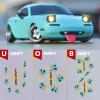 1/18 RC Drift Car, LD1804 Mini Mazda MX-5 Remote Control High Speed Drifting Car RTF, 2.4GHz RWD Miata RC Vehicles with Gyro LED Lights for Toy Gifts view 3