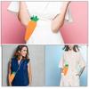 TOYANDONA 4pcs Adorable Carrot Bags for Girls Fun Crossbody Purse Easter Accessories and School Bag for Little Girls Design view 3