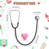ERDOGLY Kids Stethoscope Toy, 2 Pack Real Working Stethoscope for Kids, Toy Doctor Kit for Toddler 3 4 5, Boys Girls Nurse Cosplay Costume Accessories view 2