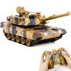 Supdex 1/24 RC Tank, Remote Control US M1A2 Abrams Army Model Tank with Sound Effects, Lights and Smoke, 2.4G Military Model Toy for Kids, Perfect Birthday for Boys 6+ Years Old view 1