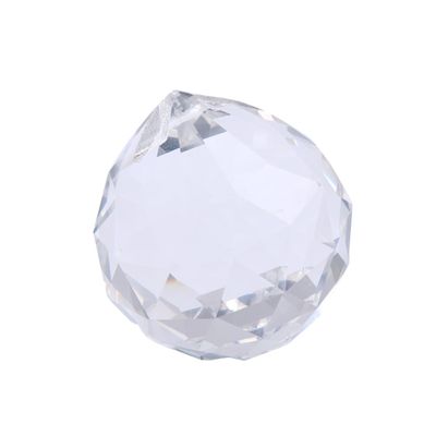 Toddmomy 2pcs Crystal Ball Pendants Chandelier Crystal Balls Decorative Hanging Lights Multi-Faceted for Wedding Party Home Decor