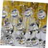 Toddmomy 2pcs Crystal Ball Pendants Chandelier Crystal Balls Decorative Hanging Lights Multi-Faceted for Wedding Party Home Decor view 4