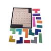 Colorful Wooden Date Puzzle Game  Interactive Brain-Teaser view 1