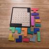 Colorful Wooden Date Puzzle Game  Interactive Brain-Teaser view 3