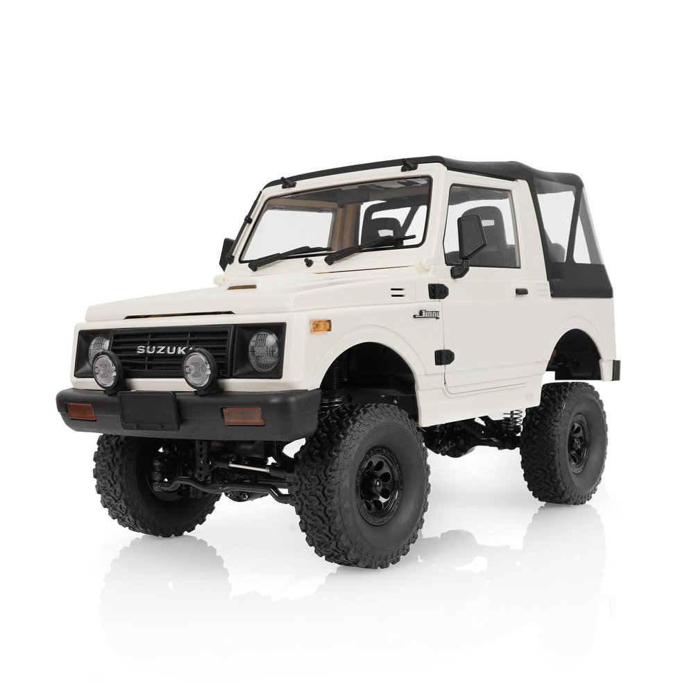ARRIS 1/10 RC Crawler, WPL C74-1 Jimny JA11 RC Rock Crawler 4x4 2.4Ghz Remote Control Off Road Truck, 4WD RC Pickup Truck RTF with LED Light Hobby Grade Toy Gifts for Adults