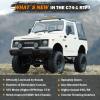 ARRIS 1/10 RC Crawler, WPL C74-1 Jimny JA11 RC Rock Crawler 4x4 2.4Ghz Remote Control Off Road Truck, 4WD RC Pickup Truck RTF with LED Light Hobby Grade Toy Gifts for Adults view 4