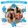STEM 6-in-1 Education Solar Power Robots Toys for Boys Age 8-12, Cool Ideal Gifts for Boys, Building Toys Science Kits Robotics Set STEM Project Gifts for 8 9 10 11 12 Years Old Boy Girls Teens view 2