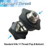 360 Degree Surveying Reflective Prism for Topcon & Sokkia Style Total Station with Standard 5/8" x11 Female Thread, ATP1 Prism Replacement (Silver Coated) view 2