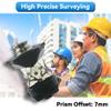 360 Degree Surveying Reflective Prism for Topcon & Sokkia Style Total Station with Standard 5/8" x11 Female Thread, ATP1 Prism Replacement (Silver Coated) view 4