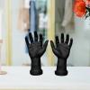 2Pcs Male Hand Model Toy Left and Right Spooky Realistic Halloween Decoration Fake Hands for Cosplay Decoration Party, Black view 2