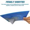 JNZong 6 Pack Island Base Plates, Ocean Water Beach Baseplate for Grass Oasis, Building Bricks Compatible with All Major Brands(10" x 10") view 4