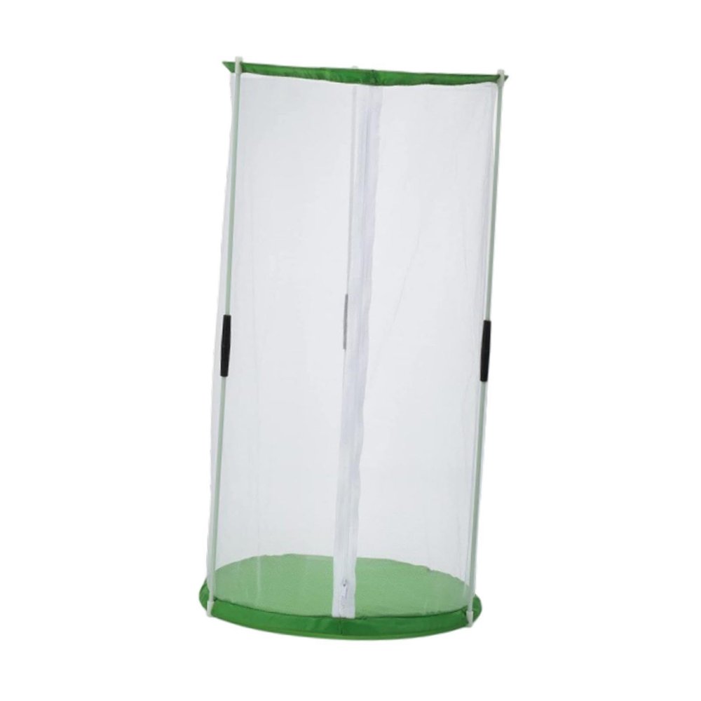 MYCENSE Butterfly Mesh Cage Clear Mesh Cage Zipper Protection Kids Science Educational Toy Butterfly Habitat Cage for Outdoor Farm, 30cmx60cm