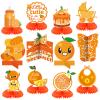12 Pcs Little Cutie Baby Shower Decorations Orange Citrus Honeycomb Centerpieces Cakes Socks Table Topper Oranges Baby Shower Decorations for Table Birthday Party Favors Supplies view 1